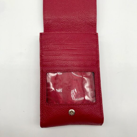 Brighton Red  Pebbled Leather Pretty Tough Rox Phone Organizer - Picture 11 of 11